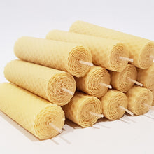 Load image into Gallery viewer, Rolled Beeswax Candle Pair — Australian Bee Products