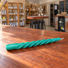 Load image into Gallery viewer, Tapered Candle Stick — Green — Australian Bee Products