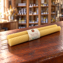 Load image into Gallery viewer, Beeswax Dinner Candles 2 Pack — Australian Bee Products