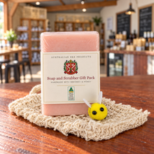 Load image into Gallery viewer, Soap and Scrubber Gift Pack — Australian Bee Products